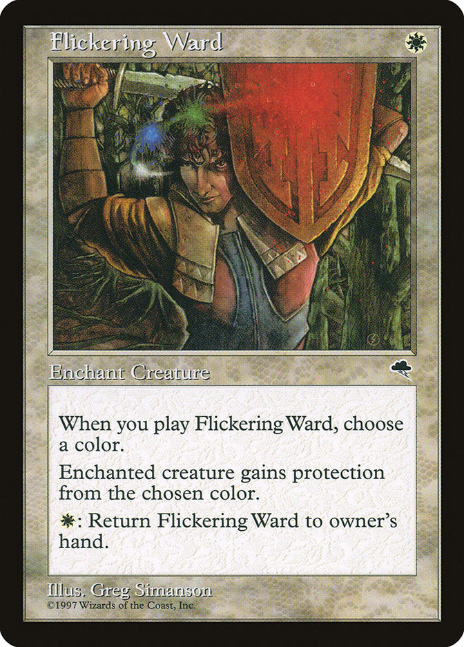 Proteção Oscilante / Flickering Ward - Magic: The Gathering - MoxLand