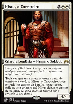 Hixus, o Carcereiro / Hixus, Prison Warden - Magic: The Gathering - MoxLand