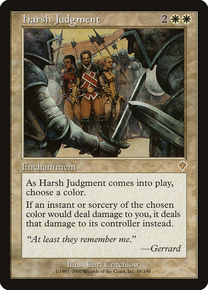 Julgamento Austero / Harsh Judgment - Magic: The Gathering - MoxLand