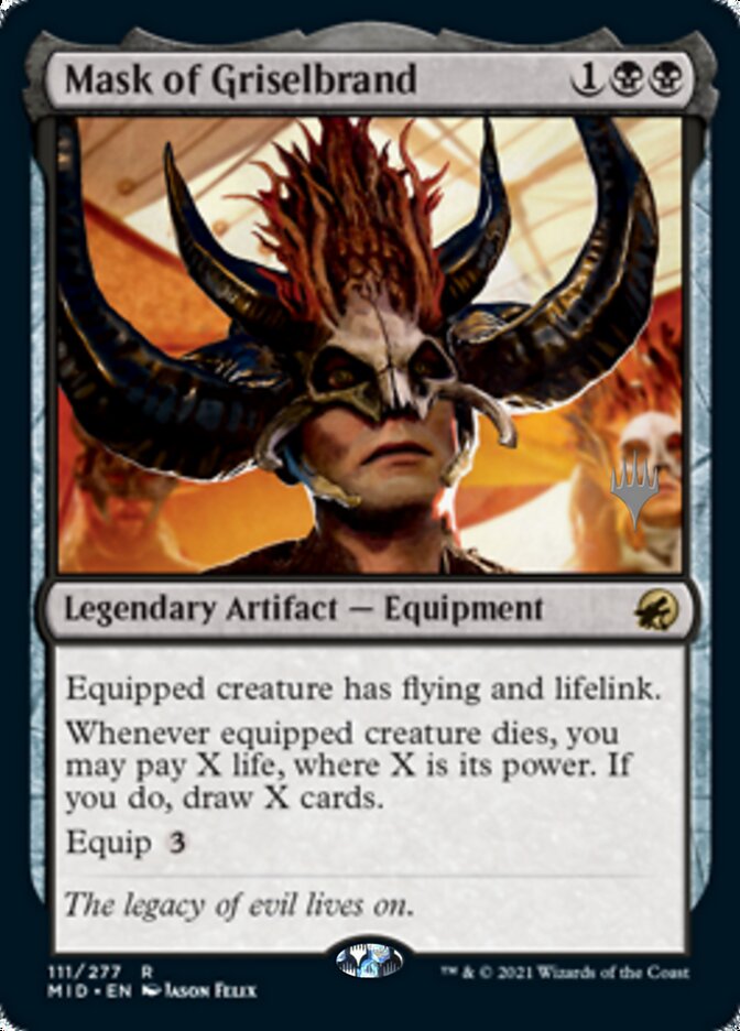 Máscara de Griselbrand / Mask of Griselbrand - Magic: The Gathering - MoxLand