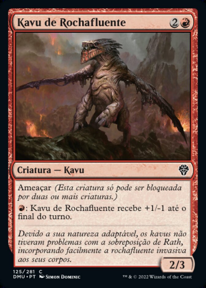 Kavu de Rochafluente / Flowstone Kavu - Magic: The Gathering - MoxLand