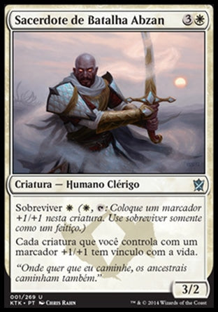 Sacerdote de Batalha Abzan / Abzan Battle Priest - Magic: The Gathering - MoxLand