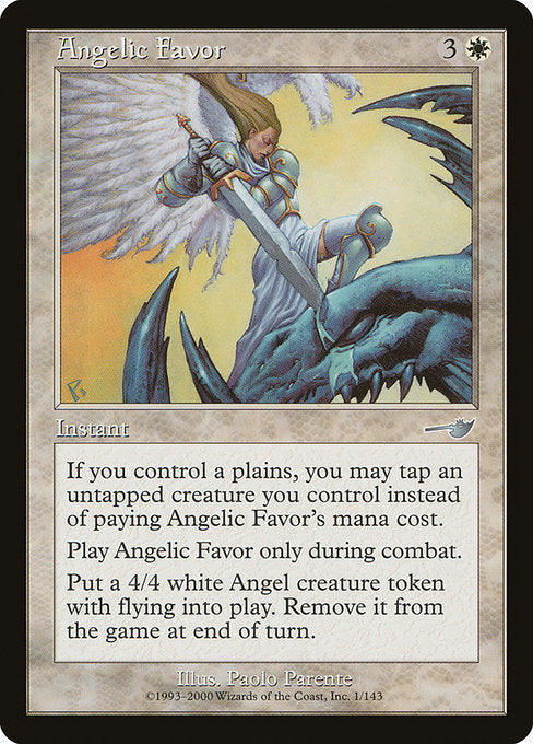 Favor Angelical / Angelic Favor - Magic: The Gathering - MoxLand