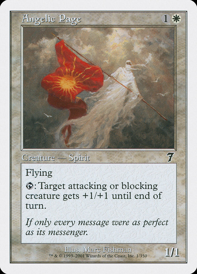 Pajem Angelical / Angelic Page - Magic: The Gathering - MoxLand