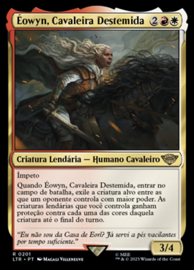 Éowyn, Cavaleira Destemida / Éowyn, Fearless Knight - Magic: The Gathering - MoxLand