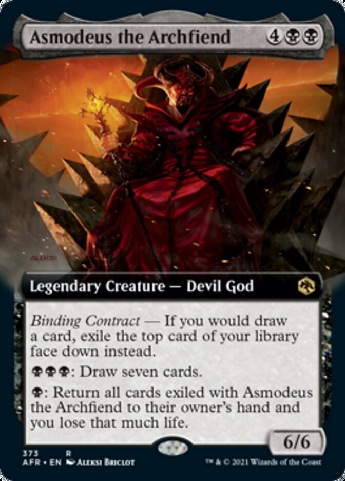 Asmodeus, o Arquidemônio / Asmodeus the Archfiend - Magic: The Gathering - MoxLand