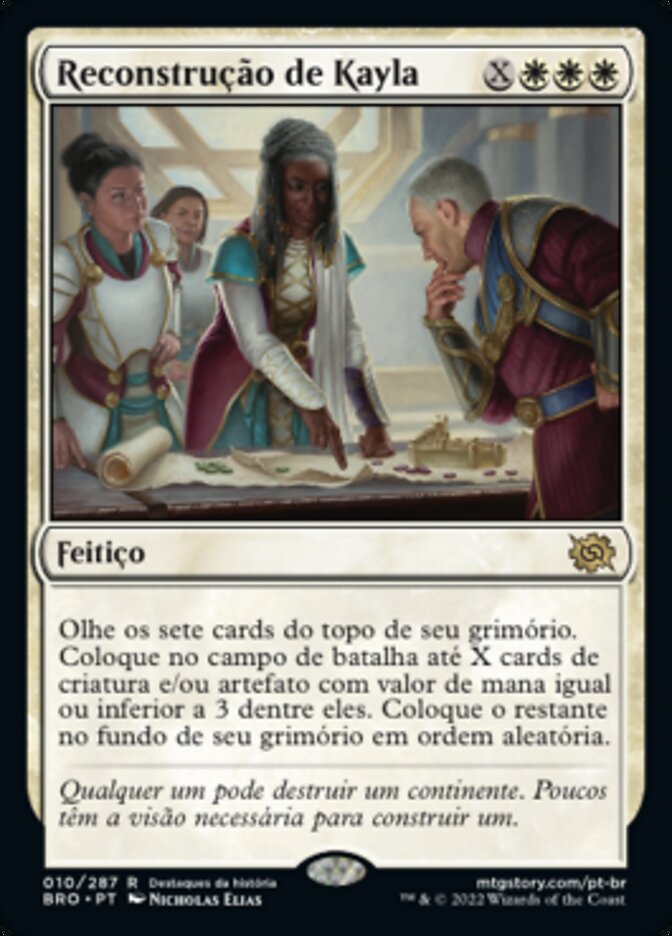 Reconstrução de Kayla / Kayla's Reconstruction - Magic: The Gathering - MoxLand