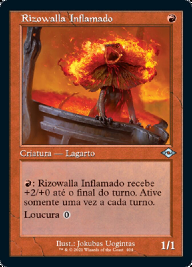 Rizowalla Inflamado / Blazing Rootwalla - Magic: The Gathering - MoxLand