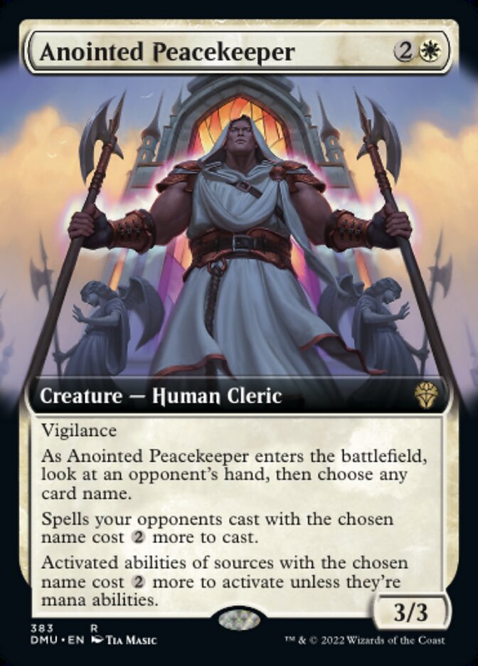 Guardião da Paz Ungido / Anointed Peacekeeper - Magic: The Gathering - MoxLand