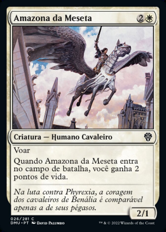 Amazona da Meseta / Mesa Cavalier - Magic: The Gathering - MoxLand