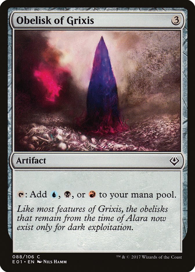 Obelisco de Grixis / Obelisk of Grixis - Magic: The Gathering - MoxLand