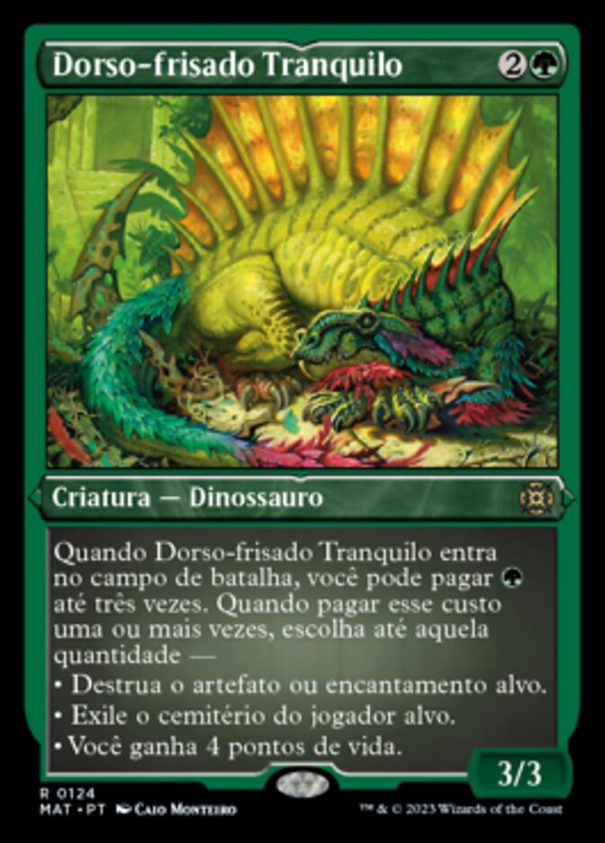 Dorso-frisado Tranquilo / Tranquil Frillback - Magic: The Gathering - MoxLand