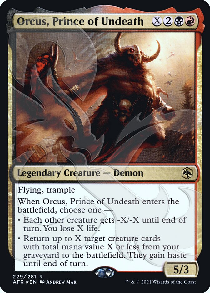 Orcus, Príncipe da Morte-vida / Orcus, Prince of Undeath - Magic: The Gathering - MoxLand