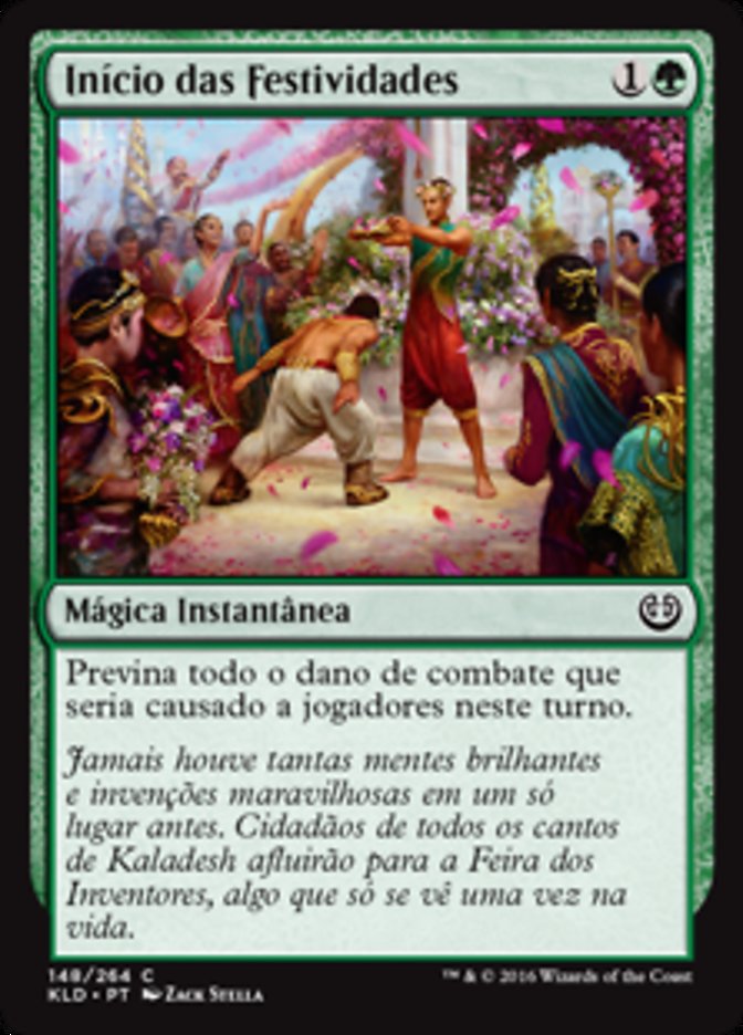 Início das Festividades / Commencement of Festivities - Magic: The Gathering - MoxLand