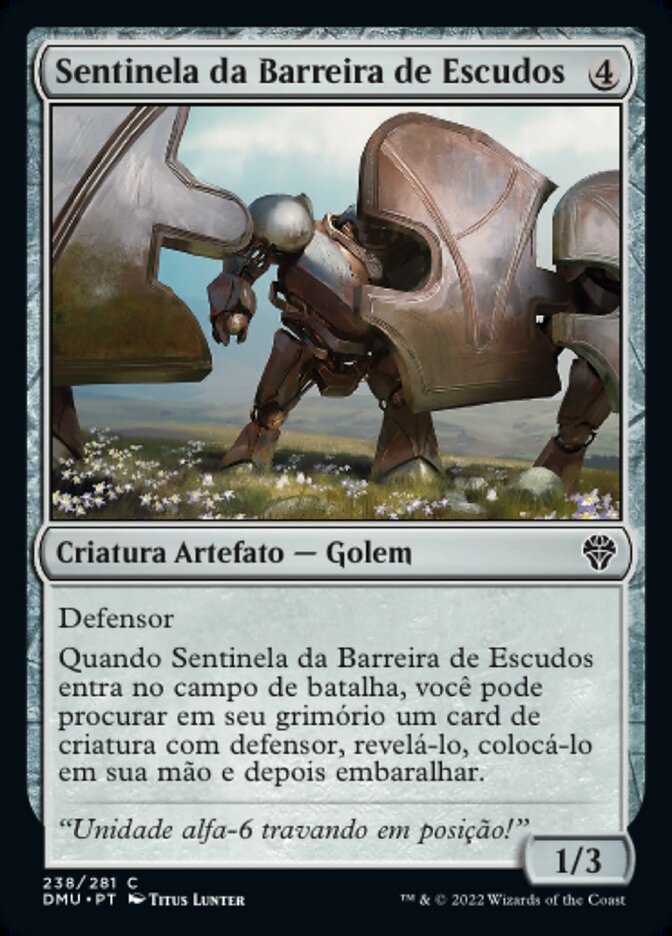 Sentinela da Barreira de Escudos / Shield-Wall Sentinel - Magic: The Gathering - MoxLand