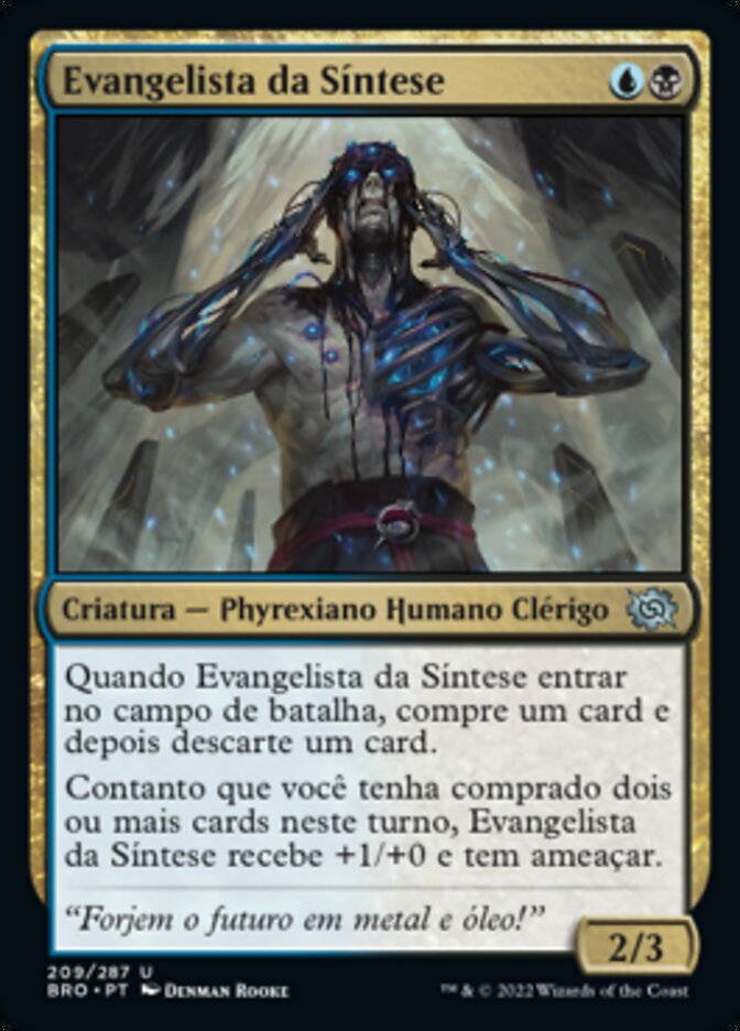 Evangelista da Síntese / Evangel of Synthesis - Magic: The Gathering - MoxLand