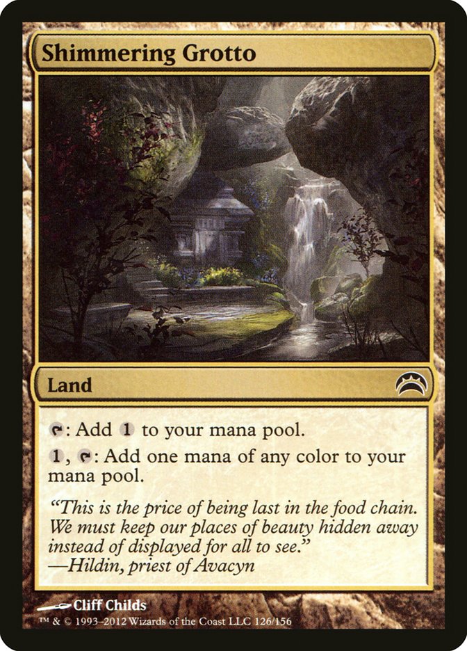 Gruta Cintilante / Shimmering Grotto - Magic: The Gathering - MoxLand