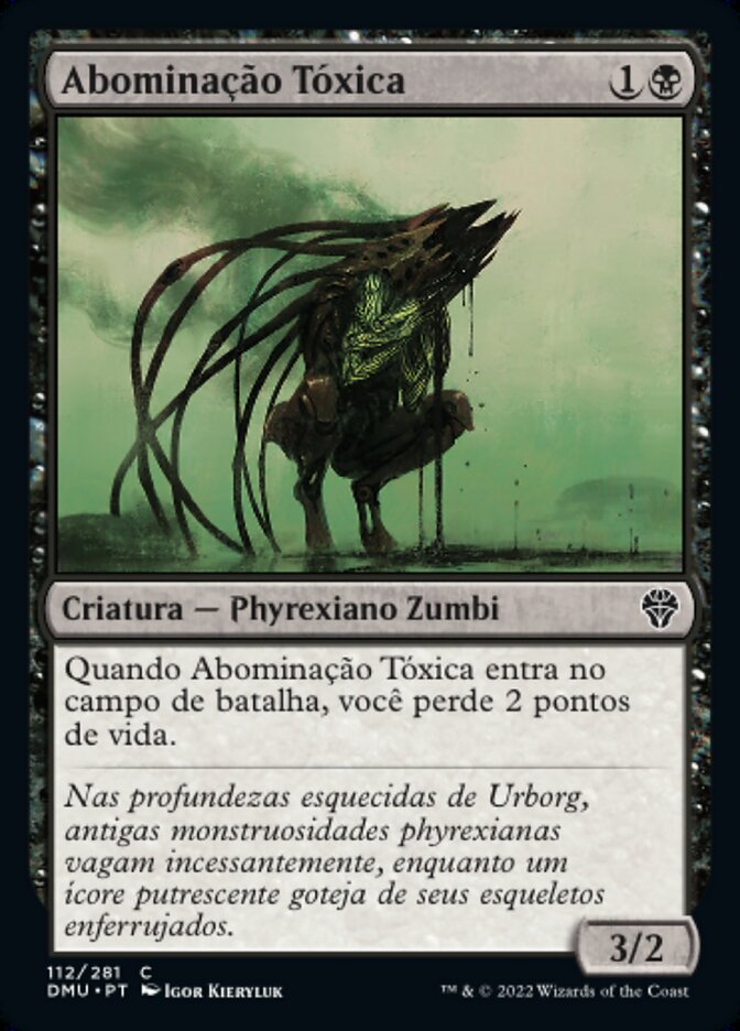 Abominação Tóxica / Toxic Abomination - Magic: The Gathering - MoxLand