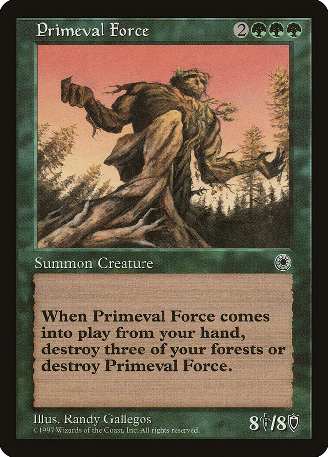 Força Primeva / Primeval Force - Magic: The Gathering - MoxLand