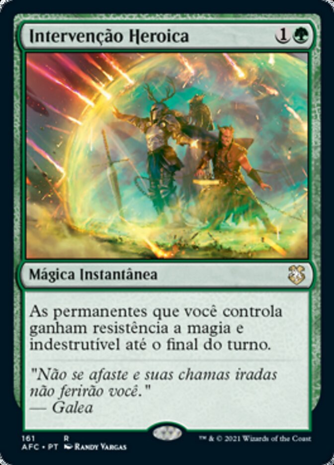 Intervenção Heroica / Heroic Intervention - Magic: The Gathering - MoxLand