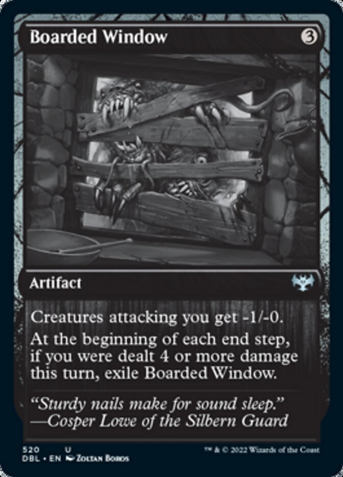 Janela Barrada / Boarded Window - Magic: The Gathering - MoxLand