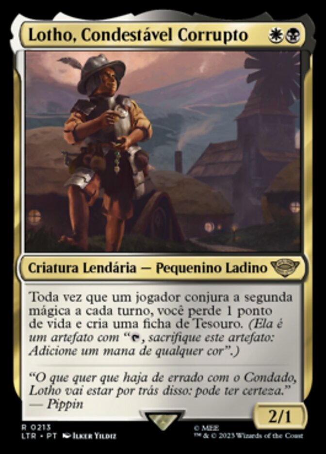 Lotho, Condestável Corrupto / Lotho, Corrupt Shirriff - Magic: The Gathering - MoxLand