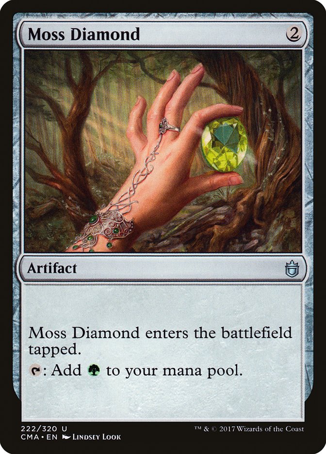 Diamante de Limo / Moss Diamond - Magic: The Gathering - MoxLand