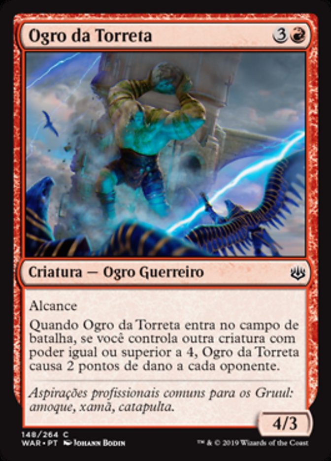 Ogro da Torreta / Turret Ogre - Magic: The Gathering - MoxLand