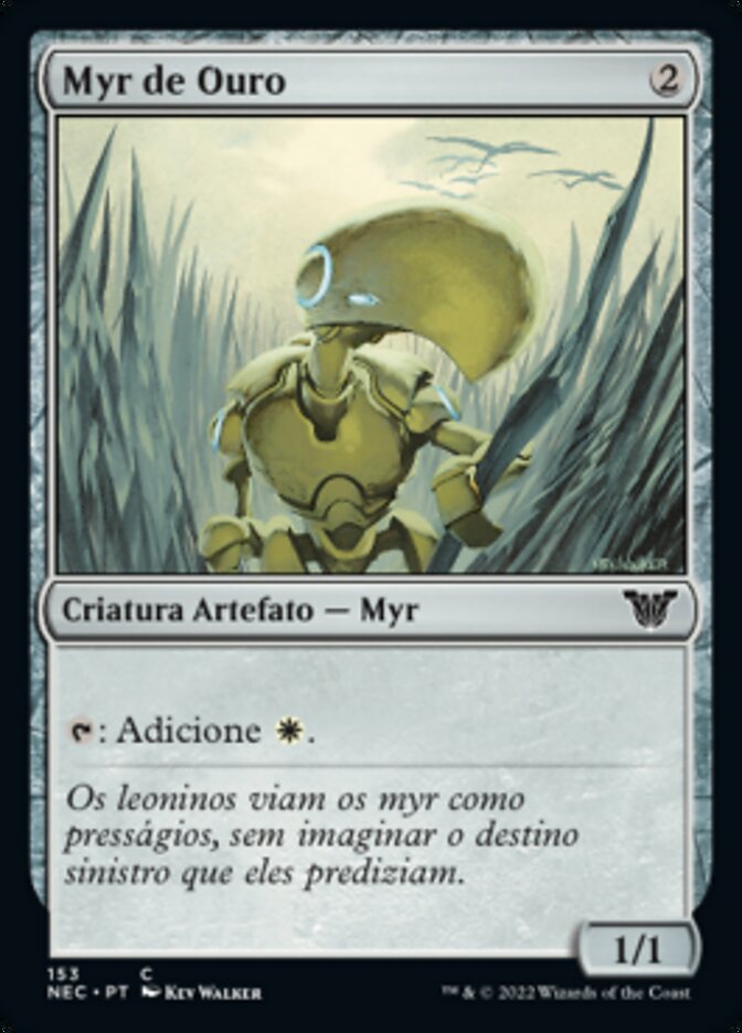 Myr de Ouro / Gold Myr - Magic: The Gathering - MoxLand