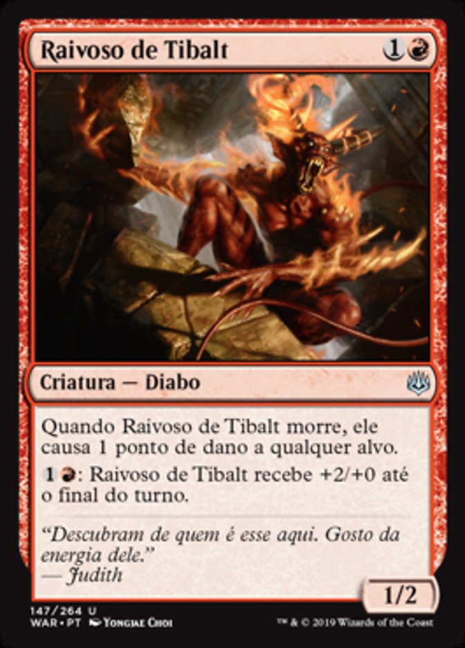 Raivoso de Tibalt / Tibalt's Rager - Magic: The Gathering - MoxLand