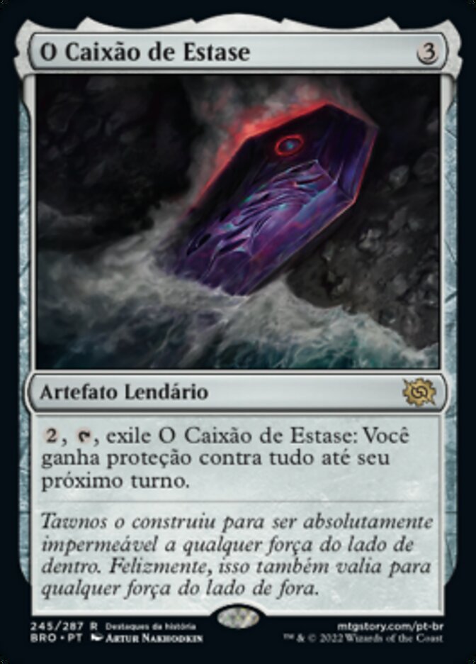 O Caixão de Estase / The Stasis Coffin - Magic: The Gathering - MoxLand