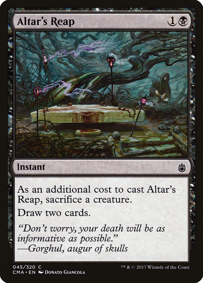 Colheita do Altar / Altar's Reap - Magic: The Gathering - MoxLand