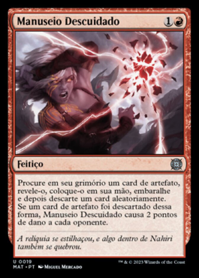 Manuseio Descuidado / Reckless Handling - Magic: The Gathering - MoxLand