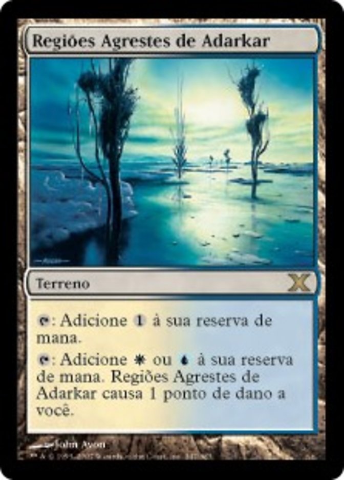 Regiões Agrestes de Adarkar / Adarkar Wastes - Magic: The Gathering - MoxLand