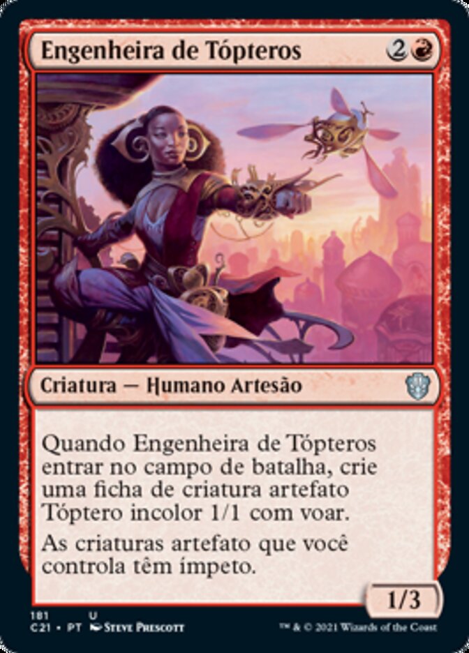 Engenheira de Tópteros / Thopter Engineer - Magic: The Gathering - MoxLand