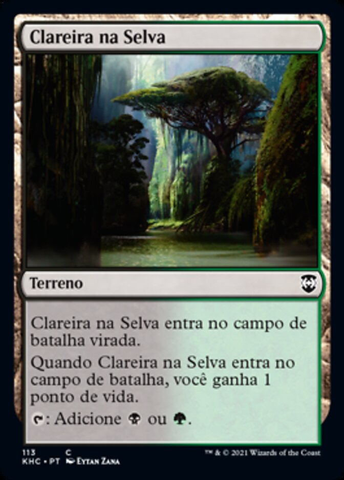 Clareira na Selva / Jungle Hollow - Magic: The Gathering - MoxLand