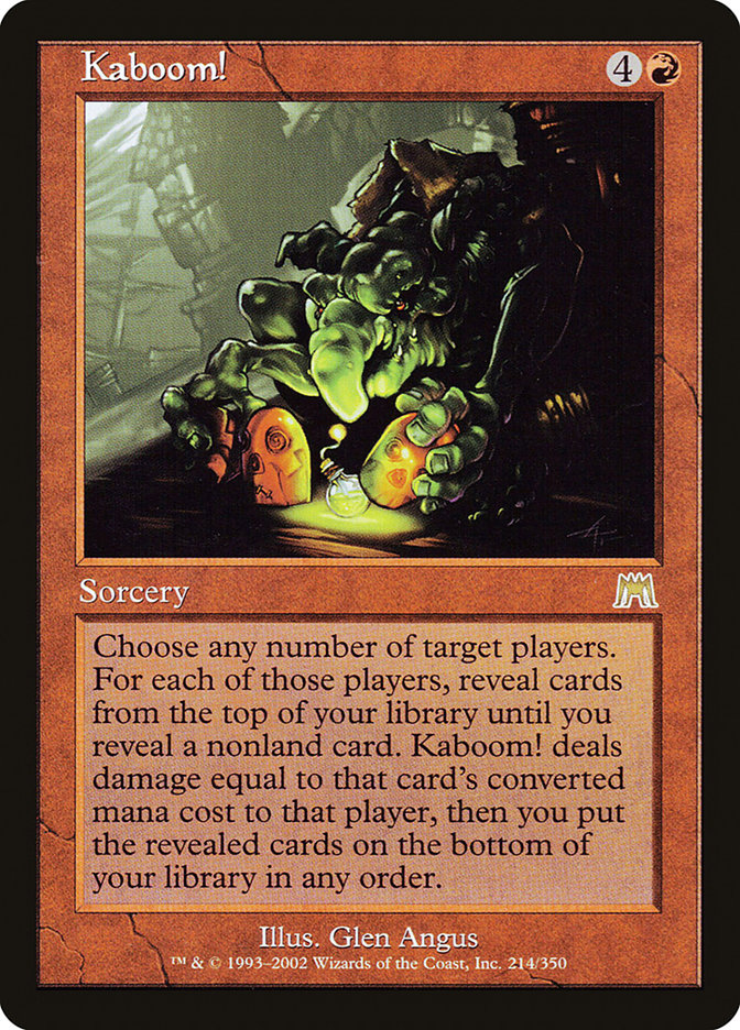 Cabum! / Kaboom! - Magic: The Gathering - MoxLand