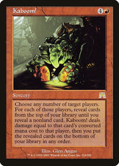 Cabum! / Kaboom! - Magic: The Gathering - MoxLand