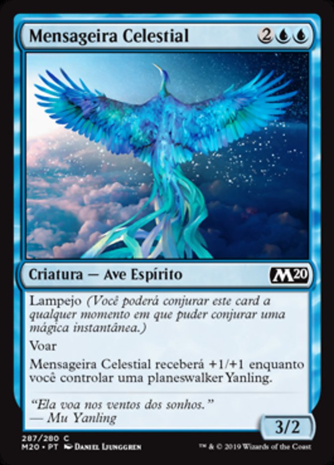 Mensageira Celestial / Celestial Messenger - Magic: The Gathering - MoxLand