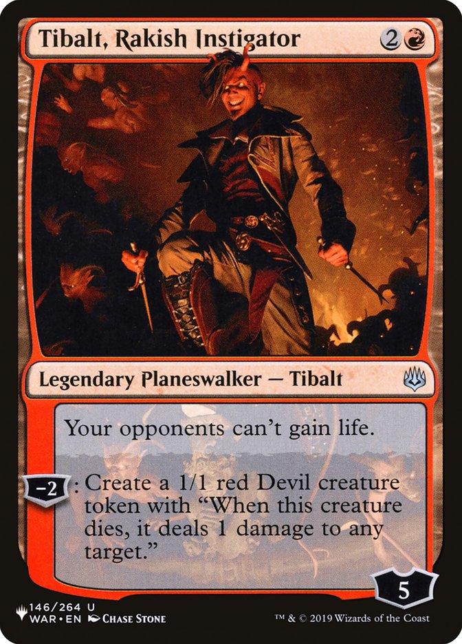 Tibalt, Instigador Dissoluto / Tibalt, Rakish Instigator - Magic: The Gathering - MoxLand