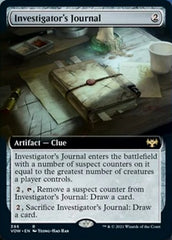 Diário do Investigador / Investigator's Journal - Magic: The Gathering - MoxLand