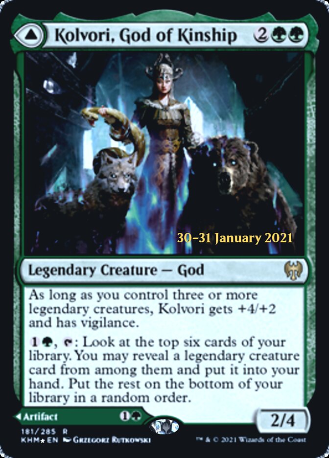 Kolvori, Deusa do Parentesco / Kolvori, God of Kinship - Magic: The Gathering - MoxLand