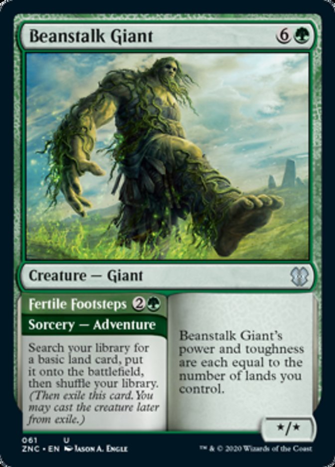 Gigante do Pé de Feijão / Beanstalk Giant / Fertile Footsteps - Magic: The Gathering - MoxLand