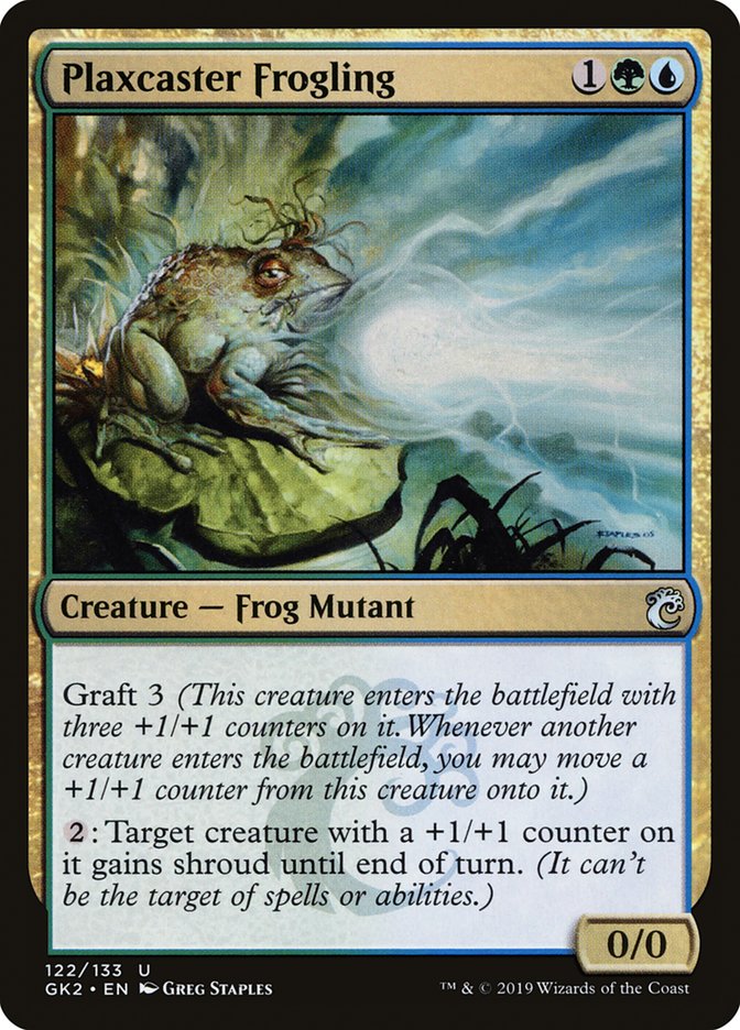 Sapo Lança-Plax / Plaxcaster Frogling - Magic: The Gathering - MoxLand