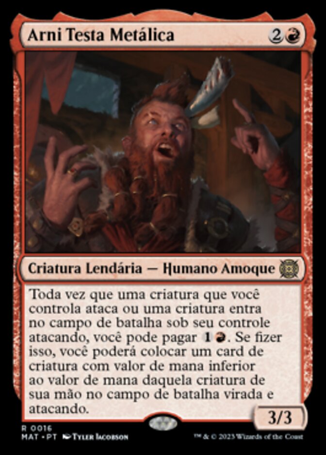 Arni Testa Metálica / Arni Metalbrow - Magic: The Gathering - MoxLand