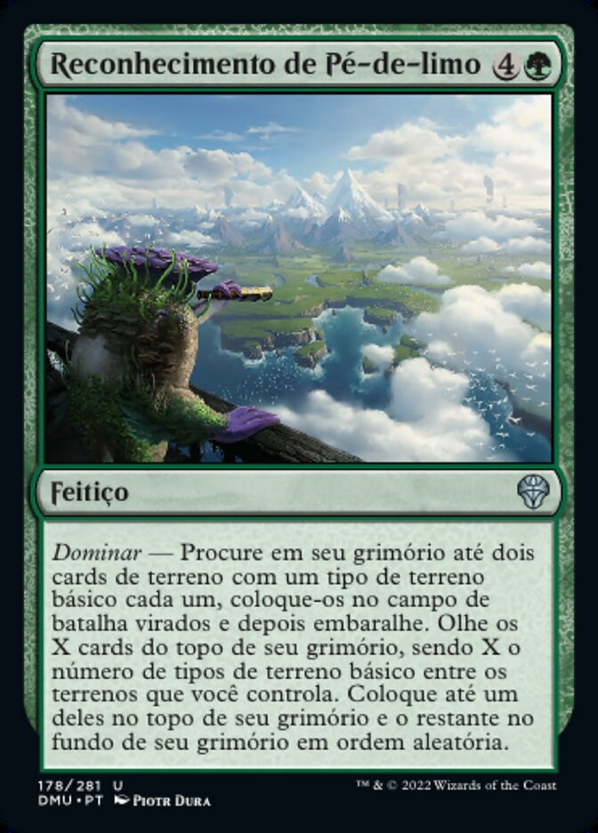 Reconhecimento de Pé-de-limo / Slimefoot's Survey - Magic: The Gathering - MoxLand