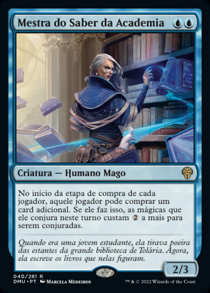 Mestra do Saber da Academia / Academy Loremaster - Magic: The Gathering - MoxLand