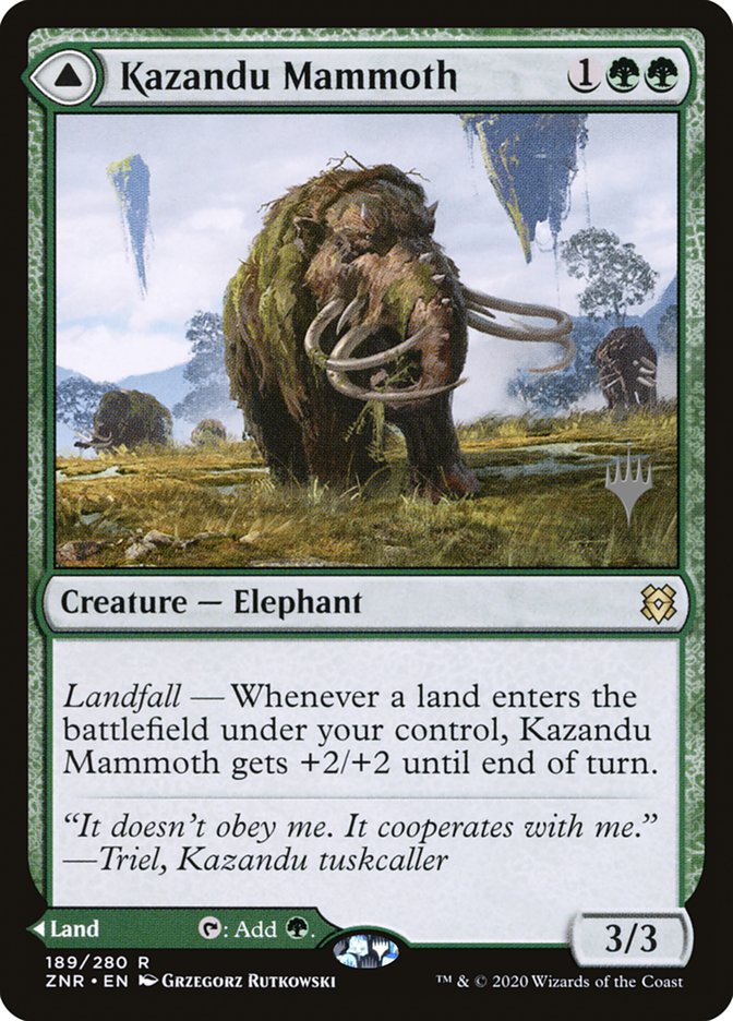 Mamute de Kazandu / Kazandu Mammoth - Magic: The Gathering - MoxLand