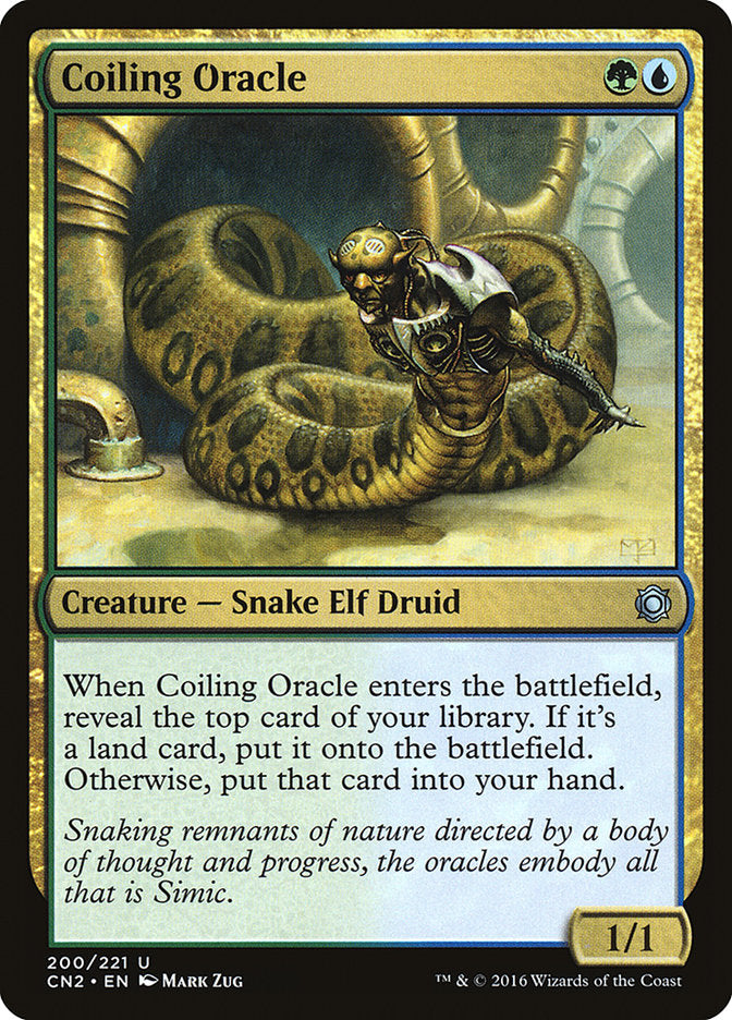 Oráculo Enroscado / Coiling Oracle - Magic: The Gathering - MoxLand