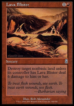 Empola de Lava / Lava Blister - Magic: The Gathering - MoxLand